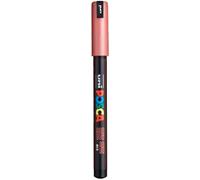 Uni : Posca Marker : PC-1MR : Ultra-Fine Pin Tip : 0.7mm : Metallic Red