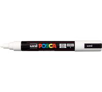 uni-ball Posca PC-5M Medium Bullet Tip Marker - White,152637000
