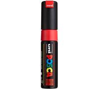 Uni-Ball Posca PC-8K Broad Chisel Tip Marker - Fluorescent Red