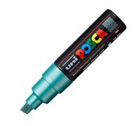 uni-ball Posca PC-8K Broad Chisel Tip Marker - Metallic Green, Pack of 6