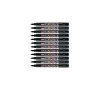 uni-ball Posca PC3M Marker Fine Tip Line Width 0.9-1.3 mm Ref 9002000 - Black, Pack 12