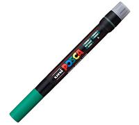 Uni Posca PCF-350 Paint Marker Art Pens Brush Tip 1mm-10mm - Pack of 3 - Green