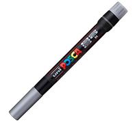 Uni-Ball Posca PCF-350 Marker 8mm Brush Tip - Silver