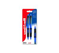 uni-ball Power Tank SN-220 Blue Ink Ballpoint Pens. 1mm Rollerball Tip for Smooth Writing. Ideal for School. Water Resistant Ink, Writes On Wet Paper,