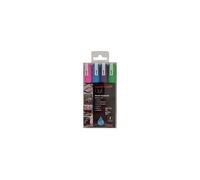 uni-ball PWE-5M Liquid Chalk Pens. Multi-Purpose Wipeable Coloured Markers for Blackboards, Chalkboards, Whiteboards, Glass, Mirrors, Plastic,