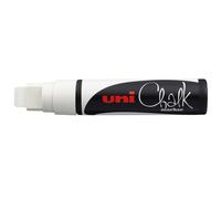 Uni-Ball F804500 522598 uni Chalk Marker, Broad Bullet Tip - White, Pack of 4