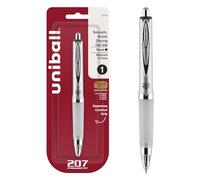 Uni-Ball 40108 207 Premier Retractable Gel Rollerball Pen, Medium Point, Black Ink, 1 Count