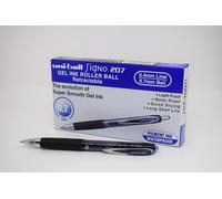 Uni-ball SigNo 207 Gel Rollerball Pen Retractable Fine 0.7mm Tip 0.5mm Line Bla