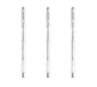 Uni-Ball Signo Angelic UM-120AC Gel Ink Pen 0.7 mm White Ink 3 Pens per Pack