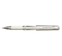 uni-ball Signo Broad Metallic UM-153 Pen - White, Pack of 12