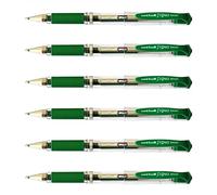 UNI-BALL Signo Broad UM153C Gel Ink Rollerball Grip Wide Tip 1 mm Pack of 6 Green