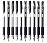 Uni-ball Signo Dx Um-151 Gel Ink Pen - 0.38 Mm - 10 Pcs - Black - Uni Mitsubishi Pencil