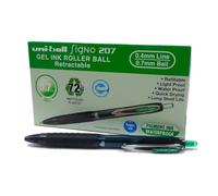 uni-ball Signo Rollerball Gel Ink Pens, 0.7 mm, Green (12-Pack) | Smooth Gel Writing, Ergonomic Grip, Water-Resistant Ink, Ideal for School & Office