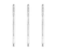 UNI-BALL SIGNO UM-120AC White Gel Ink Rollerball [Pack of 3]