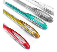 Uni-Ball Signo UM-120NM Set of 5 Metallic and Pastel Gel Ink Rollerball Pens