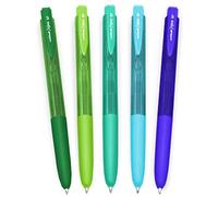 uni-ball Signo UMN-155-07 Gel Ink Retractable Rollerball Pen - 0.7mm Fine - Cool Tones - Pack of 5