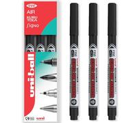 uni-ball Super Ink Marker PNA-125 - Permanent Marker Pen - Black Ink - In Packaging - Ideal for CD, Laundry, Fabric, Glass, Plastic, Metal etc. (Pack of 3)