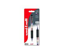 Uni-Ball SXE3-400 Jetstream 3 Ballpoint Gel Pen. Premium 1mm Medium Tip. 3 in 1 Black, Blue and Red Ink Rollerball. Extremely Smooth Writing Jetstream Ink Dries Instantly For Fast Note Taking