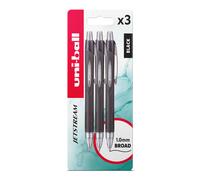 uni-ball SXN-210 RT Jetstream Black Rollerball Pens - Extremely Smooth Writing, Drawi