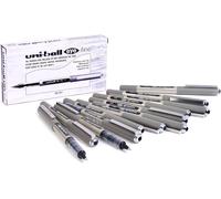 uni-ball UB-157 Eye Rollerball Pens. Premium Fine 1 count (Pack of 12), Black