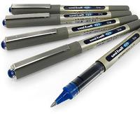 uni-ball - UB-157 Liquid Ink Rollerball Pens - 0.7mm Nib - Blue Ink - Pack of 5