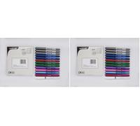 uni-ball UB-157D Eye Designer Rollerball Pens. Box of 3 x Black, 2 x Blue, 2 x Green, 1 x Red, 1 x Light Blue, 1 x Violet, 1 x Wine, 1 x Pink + 1 x Exclusive Signo Gel Pen for Super Smooth Handwriting