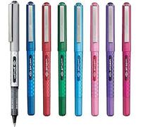Uni-Ball UB-157D Liquid Ink Rollerball Pens - 0.7mm Nib - 1 of Each Colour - Pack of 8