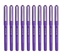uni-ball UB-157D Liquid Ink Rollerball Pens - 0.7mm - Violet Ink - Pack of 10