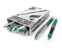 Uni-Ball UB-187s Eye Needle Roller Ball Pen GREEN 0.7mm Ball - (Pack Of 12)