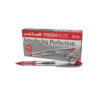 uni-ball UB-200 Vision Elite Rollerball Pens. Premium Medium 0.8mm Ballpoint Tip for Super Smooth Handwriting, Drawing, Art, and Colouring. Fade and