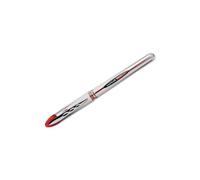 Uni-Ball UBC69023 0.8 mm Bold Red Ink, White & Red Barrel VISION ELITE Stick Roller Ball Pen