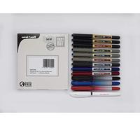 uni-ball Ultimate Eye Rollerball Ink Pens Set, (13-Pack) | 0.7, 0.5mm, 0.4mm Tip, Smooth Liquid Ink Flow, Fade & Water Resistant, Comfortable Grip, Ideal for School & Professional Use