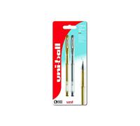 Uni-Ball UM-120NM Signo Metallic Rollerball Gel Colouring Pens. Premium Medium 0.8mm Ballpoint Tip. Arts and Crafts for Kids & Adults. Fade & Water Resistant Uni Super Ink. Pack of 2 Gold/Silver