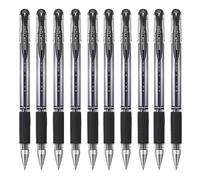 uni-ball UM-151 Signo Gel Grip Rollerball Pen - 0.7mm - Black Ink (10)