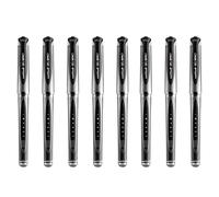 uni-ball UM-153S Gel Impact Broad Rollerball Pens - 1mm Nib, 0.6mm Line Width - Black Ink (8)