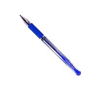 Uni-Ball UM151S Rollerball Pens Grip 0.7 mm Tip 0.5 mm Stroke Width (12 per pack) - Blue