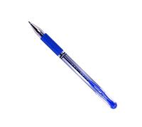uni-ball Rollerball Pen Signo UM151S Gel Comfort Grip 0.7 mm Tip 0.5 mm Line Blue Pack of 12