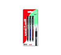 uni-ball UMN-153S Gel Impact Rollerball Pens. Premium Broad 1.0mm Ballpoint Tip for Super Smooth Handwriting, Journaling, and Note Taking. Fade & Water Resistant Uni Super Ink. Pack of 3 Assorted