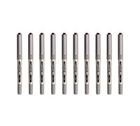 UNI-BALL - Uni Mitsubishi Pencil - 10 Uni-Ball Eye Fine Pens UB-157 - Black Liquid Ink Rollerball Pen - 0.7 mm tip - Medium Write