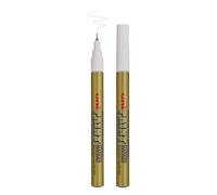 Uni-Ball Uni Paint PX-203 Oil-Based Paint Markers, Extra Fine Line (0.8mm), Gold, 2 Count
