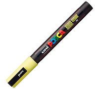 uni-ball Uni POSCA 186510 Marker with Fine Bullet Tip, 0.9-1.3 mm Line Width, Light Yellow, Yellow