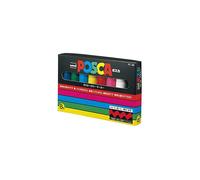 uni-ball uni Posca PC8K8C Paint Marker Pen Set, Large Tip, 8 Pieces - Assorted Colours