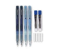 Uni-ball uniball Chroma Mechanical Pencil Woth Leasd and Eraser Refills 0.7 Mm Hb (#2) Black Lead Assorted Barrel Colors 4/Set