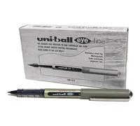 uni-ball uniball-Eye Fine Rollerball Pen UB-157 Liquid Ink - Black Pack 12
