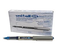 uni-ball uniball-Eye Fine Rollerball Pen UB-157 Liquid Ink - Blue Pack 12
