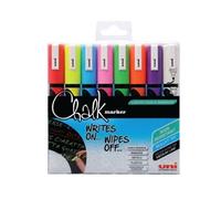 Uni-Ball UNI CHALK MARKERS MEDIUM AST PK8