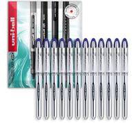 uni-ball Vision Elite - 0.8mm Nib Medium Rollerball Pen - UB-200 - In Gift Box (Pack of 12, Blue)