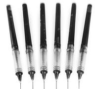 Uni-Ball Vision Elite Pen Refills 0.8mm Fine Liquid Ink Black Pack of 6