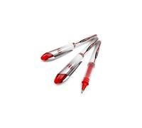 Uni-Ball Vision Elite UB-200 Liquid Ink Rollerball Pen - Red (Pack of 3)