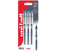 uni-ball Vision Elite UB-200 Rollerball Pen 0.6 mm Blue Pack of 3